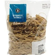 Business Source BSN 15745 — Business Source Quality Rubber Bands - Size: Assorted - Sustainable - 1 / Pack - Rubber - Crepe