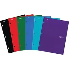 ACCO Brands MEA 38058 — Mead Pocket Folder - 4 Internal Pocket(s) - Assorted - 6 / Pack