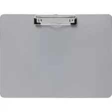 Business Source BSN 49266 — Business Source Landscape Plastic Clipboard - 8 1/2 x 11 - Plastic - Silver - 1 Each