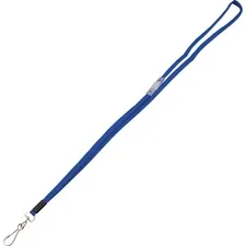 ADVANTUS CORPORATION AVT 97130 — Advantus Metal Clasp Flat Breakaway Lanyard - 24 / Box - 36 Length - Blue - Metal