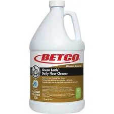 Betco Corporation BET 5360400 — Green Earth Daily Floor Cleaner - Concentrate Liquid - 128 fl oz (4 quart) - 1 Each - Yellow