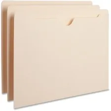Business Source BSN 65796 — Business Source Letter Recycled File Pocket - 8 1/2 x 11 - Manila - 10% Recycled - 100 / Box