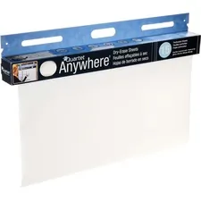 ACCO Brands QRT 85563 — Quartet Anywhere Dry-Erase Sheets - 480 (40 ft) Length - Paper - White - 15 / Each