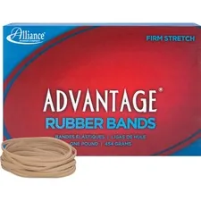 ALLIANCE RUBBER ALL 26335 — Alliance Rubber 26335 Advantage Rubber Bands - Size #33 - Approx. 600 Bands - 3 1/2 x 1/8 - Natural Crepe - 1 lb Box