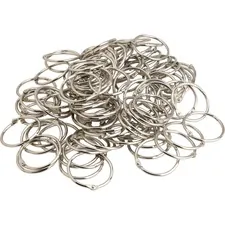Business Source BSN 01439BD — Business Source Standard Book Rings - 2 Diameter - Silver - Nickel Plated - 250 / Bundle