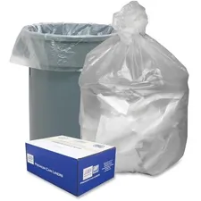 AEP Industries WBI GNT4348 — Webster Translucent Waste Can Liners - Extra Large Size - 56 gal - 43 Width x 48 Length x 0.55 mil (14 Micron) Thickness - High Density - Natural - Resin - 200/Carton - Can