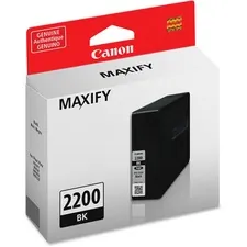 CANON 9291B001 — Canon PGI-2200 BK Ink Cartridge - Inkjet - 2500 Pages - Black - 1 Each