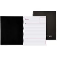 ACCO Brands MEA 06132 — Mead Limited Meeting Notebooks - Letter - 80 Sheets - Wire Bound - 8 1/2 x 11 - Black Cover - Linen Cover - Perforated - 1 Each