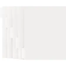Business Source BSN 21002 — Business Source Straight Collated Print-on Tab Divider - Print-on Tab(s) - 5 Tab(s)/Set - 8.5 Divider Width x 11 Divider Length - Letter - White Divider - White Tab(s) - 50 / Box