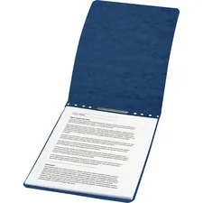 ACCO Brands ACC 17023 — Acco Presstex Letter Recycled Report Cover - 2 Folder Capacity - 8 1/2 x 11 - Folder - Tyvek, Leather - Dark Blue - 30% Recycled - 1 / Each