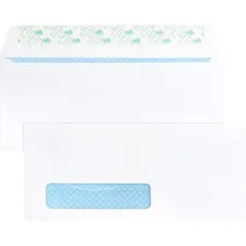Business Source BSN 16473 — Business Source Security Tint Window Envelopes - Business - #10 - 9 1/2 Width x 4 1/8 Length - Peel & Seal - Wove - 500 / Box - White