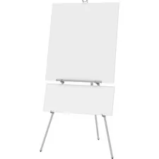 ACCO Brands QRT 55E — Quartet Heavy-Duty Display Easel - 45 lb Load Capacity - 66 Height - Aluminum, Steel - Silver