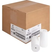 Business Source BSN 98102 — Business Source Receipt Paper - White - 4 19/64 x 127 ft - 50 / Carton