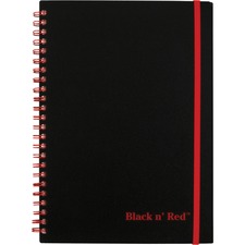 HAMELIN JDK 67026 - Black n Red Soft Cover Business Notebook - 70 Sheets - Twin 