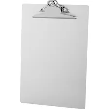 Business Source BSN 86259 — Business Source Aluminum Clipboard - 8 1/2 x 11 - Clamp - Aluminum - Silver - 1 Each