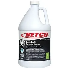 Betco Corporation BET 3360400CT — Green Earth Peroxide Cleaner - Concentrate Liquid - 128 fl oz (4 quart) - Fresh Mint Scent - 4 / Carton - Clear