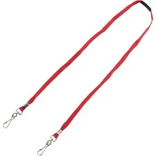 ADVANTUS CORPORATION AVT 76115 — Advantus Face Mask Lanyard - 10 / Pack - 30 Length - Red