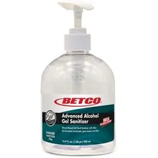 Betco Corporation BET 796E900 — Betco Advanced Hand Sanitizer Gel - Fresh & Light Scent - 16.9 fl oz (500 mL) - Pump Bottle Dispenser - Kill Germs - Skin, Hand - Clear - Non-sticky, Residue-free, Quick Drying, pH Neutral - 1 Each