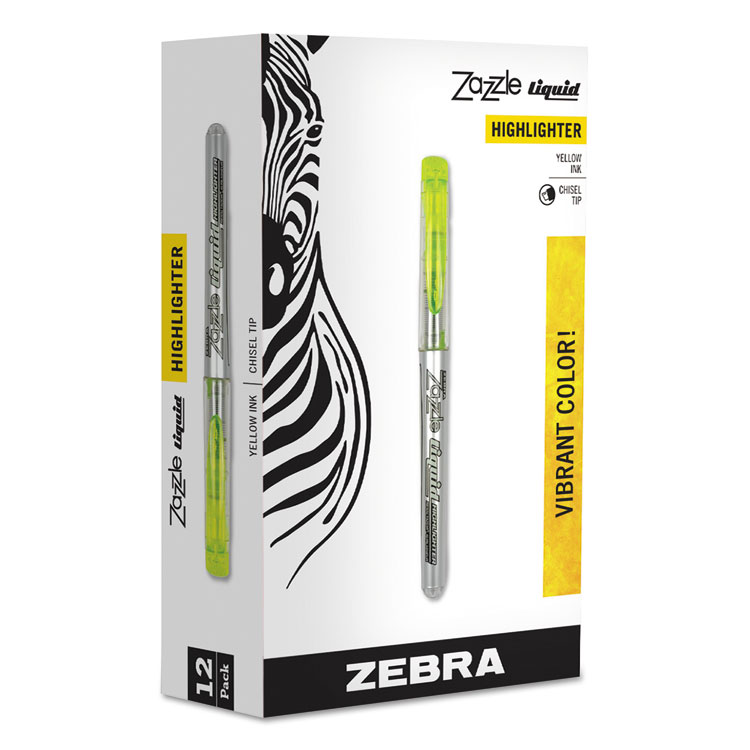 ZEBRA PEN CORP. 87859 - HILIGHTER,ZAZZLE 10ST,AST