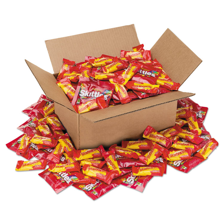 OFFICE SNAX, INC. OFX 00631 - Office Snax SkittlesStarburst Bulk Fun Pack Mix - 5 lb - 1  