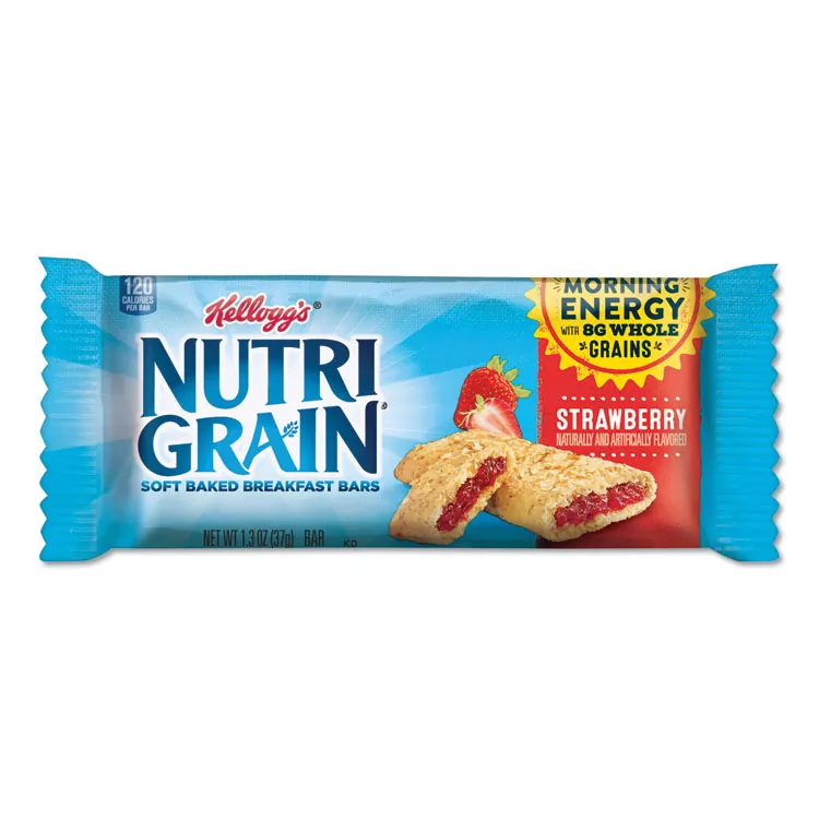 KELLOGG'S KEB 35645 — Kellogg's&reg Nutri-Grain&reg Bar Apple Cinnamon - Low Fat - Apple Cinnamon - 16 / Box