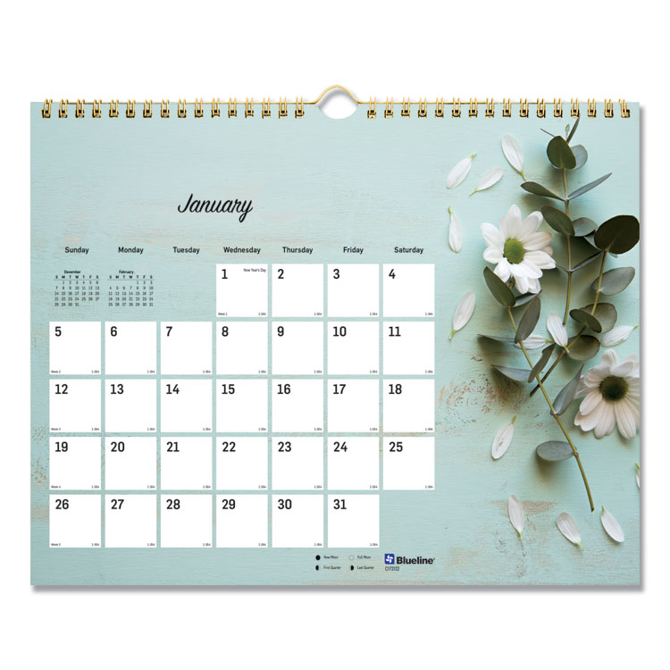 REDIFORM OFFICE PRODUCTS C173122 - ROMANTIC WALL CALENDAR