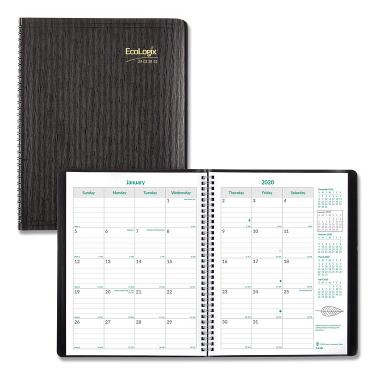 REDIFORM OFFICE PRODUCTS CB435W.BLK - PLANNER,MNTHLY,11X8.5,BK