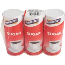 Genuine Joe GJO 56100 — Joe 20 oz. Sugar Canister - Canister - 1.2 lb (20 oz) - Natural Sweetener - 3/Pack