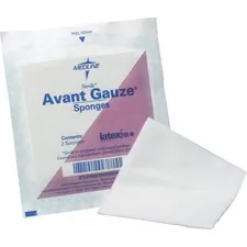 MEDLINE INDUSTRIES INC MII NON21334 — Medline Four-ply Sterile Gauze Nonwoven Sponges - 4 Ply - 3 x 3 - 40/Box - White