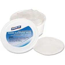 Genuine Joe GJO 15050 — Joe Pre-moistened Hand Cleaning Pads - 3 Roll Diameter - White - Quick Drying, Pre-moistened, Non-irritating - For Multi Surface, Hand, Tools - 50 Per Pack - 50 Each