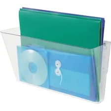 DEFLECTO DEF 74301 — Deflecto Stackable DocuPocket - 1 Compartment(s) - 7 Height x 16.3 Width x 4 Depth - Clear - 1 Each