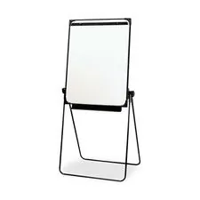 National Industries For the Blind 7520014244867 — SKILCRAFT Dry Erase Display and Training Easel - 29 (2.4 ft) Width x 38 (3.2 ft) Height - Melamine Surface - Black Frame - 1 Each