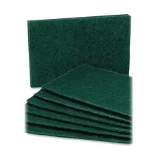 National Industries For the Blind 7920007535242 — SKILCRAFT Scouring Pad - 0.3 Height x 6 Width x 9.5 Depth - 10/Pack - Nylon - Green