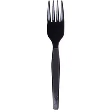 GEORGIA PACIFIC DXE FM517 — Dixie Medium-Weight Disposable Plastic Forks by GP Pro - 1000/Carton - Polystyrene - Black