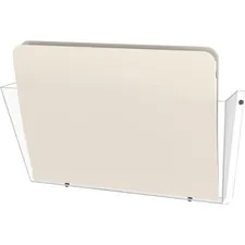 DEFLECTO DEF 63201 — Deflecto Unbreakable DocuPocket - 1 Pocket(s) - 1 Compartment(s) - 6.5 Height x 14.5 Width x 3 Depth - Unbreakable - Clear - Plastic - 1 Each