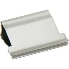 National Industries For the Blind 7510013926513 — SKILCRAFT Clam Clip Dispenser Refills - Large - 35 / Box - Stainless Steel - Stainless Steel