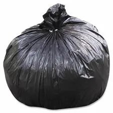 National Industries For the Blind 8105013862329 — SKILCRAFT Heavy-duty Recycled Trash Bag - 45 gal - 40 Width x 48 Length x 1.50 mil (38 Micron) Thickness - Black - Polyethylene, Resin - 100/Carton