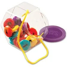 Learning Resources LRN LER7204 — Smart Snacks ABC Lacing Sweets - Theme/Subject: Learning - Skill Learning: Eye-hand Coordination, Spelling, Fine Motor, Letter Recognition, Word Building, Creativity, Imagination, Sequencing, Alphabet - 2-5 Year - 31 Pieces