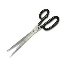 National Industries For the Blind 5110001616912 — SKILCRAFT Paper Shears - 4.63 Cutting Length - 9 Overall Length - Straight-left/right - Pointed Tip - Black - 1 Each