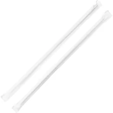 Genuine Joe GJO 58925 - Joe Jumbo Translucent Straight Straws - 7.75 Length - 500  B