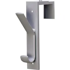 DEFLECTO DEF 3680909 — Deflecto Plastic Partition Hooks - 2 Hooks - for Garment - Gray - 2 / Pack