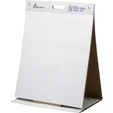 National Industries For the Blind 7530015772170 — SKILCRAFT 7530-01-577-2170 Self-Stick Easel Pad - 20 Sheets - Plain - 20 x 23 - White Paper - Resist Bleed-through, Easy Tear, Repositionable, Self-adhesive - Recycled - 20 / Pad