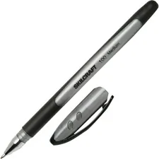 National Industries For the Blind 7520014220318 — SKILCRAFT 100 Ballpoint Stick Pen - Medium Pen Point - 1 mm Pen Point Size - Black - 12 / Dozen