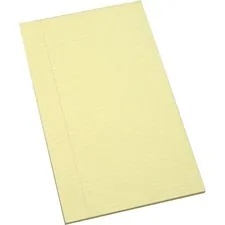 National Industries For the Blind 7530011247632 — SKILCRAFT Writing Pad - 100 Sheets - Glue - 0.31 Ruled - 16 lb Basis Weight - 8 1/2 x 14 - Yellow Paper - Back Board - 12 / Dozen