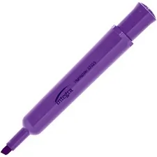 Integra ITA 33325 — Integra Chisel Desk Liquid Highlighters - Chisel Marker Point Style - Purple - 12 / Dozen