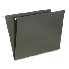 National Industries For the Blind 7530013649497 — SKILCRAFT Hanging File Folder - 8 1/2 x 11 - 2 Expansion - Paperboard - Green - 25 / Box