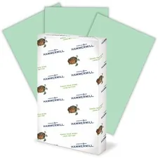 INTERNATIONAL PAPER HAM 103374 — Hammermill Paper for Copy 8.5x14 Inkjet, Laser Colored Paper - Green - Recycled - 30% - Legal - 8 1/2 x 14 - 20 lb Basis Weight - Smooth - 500 / Ream - SFI