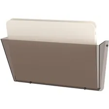 DEFLECTO DEF 63202 — Deflecto Unbreakable DocuPocket - 1 Compartment(s) - 6.5 Height x 14.5 Width x 3 Depth - Unbreakable - Smoke - Plastic - 1 Each