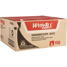 KIMBERLY CLARK KCC 06280 — Wypall X80 Foodservice Towels - Towel - 12 Width x 23.40 Length - 150 / Box - 150 / Carton - White
