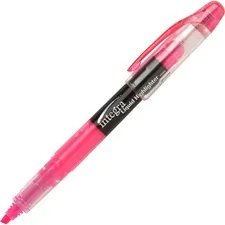 Integra ITA 33312 — Integra Liquid Highlighters - Chisel Marker Point Style - Fluorescent Pink - 12 / Dozen